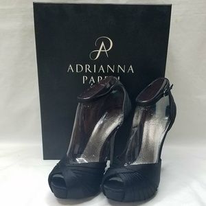 Adrianna Papell 'Rebecca' Satin Dress Pumps 7.5